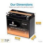 Ytx20h-bs High Performance Sealed Agm Snowmobile Battery For Arctic Cat Models