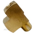 1 4  Npt Solid Brass Branch Tee Fitting 3 Way With 2 Female And 1 Male Threads