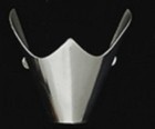 New Western Cowboy Boot Toe Tip Rand Cap Plain Smooth Silver - Pair   Set