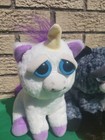Feisty Pets Tricky Ricky The Silver Fox   Unicorn Plush William Mark Rare 2017
