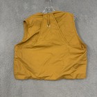 Vintage Columbia Vest Mens Large Brown Canvas Fishing Outdoor Utility Pockets