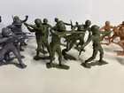 Louis Marx Vnt Ww2 Military Figures Lot Of 33 Us  German  Japan Plastic 5 -6  Ex