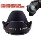 Universal Petal Screw-in Lens Hood Lens Shade 49 52 55 58 62 67 72 77 82 86 95mm
