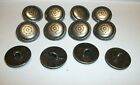 Lot Of 12  Buttons  Antique Silver Tone Filigree  Metal Button    Lot A4