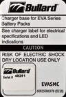 Bullard Evasmc Battery Pack Charger Base For Papr Eva Series W  Power Supplies