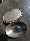 Vintage Mother Of Pearl And Brass Pill Box Bar With Original Insert
