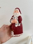 Eddie Walker Best Friends Santa With Dogs Christmas Figurine