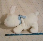 Vintage Soft Dreams White Bunny Rabbit Baby Stuffed Animal Plush Toy 7 