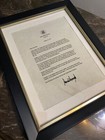 Signed Inauguration 2025 Donald Trump Thank You Letter - Personalized
