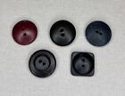 Lot Of 5 Antique Composition Buttons 