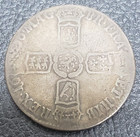 1696 B Great Britain 1 2 Crown 1st Bust Of William Iii