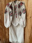 Ukrainian Vyshyvanka Vintage Dress Woman Clothing Ukraine Old Clothes Rare