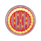  set 6  4  Round Led X-series Lumos Stop  Turn   Tail Lights Red Led clear Lens
