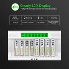 Ebl 8-bay Aa Aaa Battery Charger For Nimh Aa Aaa Rechargeable Batteries