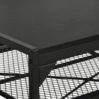 Uforic Fish Tank Stand 55-75 Gallon Double Tier Rgb Led 880lb Black