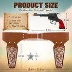 Cowboy Holster Gun Set western Guns With Holsters brown Prop Brown