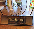 Vtg  Mcm Tv Antenna Rembrandt Deluxe Color Rabbit Ears - Atomic Space Age