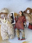 Huge Lot Of 14 Vintage antique Doll As-is   Porcelain  Rag  Plastic   Folklore