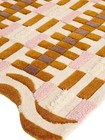 Hand Tufted Wool Geometric Scalloped Rug - Modern Area Carpet  Custom Size -rugs