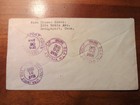 1930 Us Stamp Registered Fancy Cancel Cover Loso Skull   Crossbones Death Valley