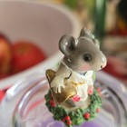Mouse Figurine  ghost Of Christmas Past  Collectible Miniature Decor