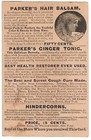 Parker s Ginger Tonic   Vintage Illustrated Ad Card   Free Shipping