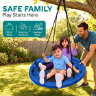 40 Inch Saucer Tree Swing  900lb Outdoor Flying Swing For Kids  900d