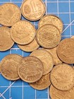 One Spain 1 Peseta - Coins - Mixed Dates Free Shipping - Very Nice - Bronze Coin