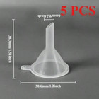 5pcs Mini Liquid   Perfume Packing Funnel     Easy Transfer Tool For Bottling Use