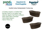 Pondh2o Kidney Shaped Plastic Slotted Mesh Pond Plant Basket  Three  3  Pack