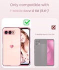  For Phone Case With 2x Screen Protector  For Girl Women Pink T-mobile Revvl 8