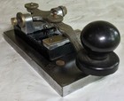 Vintage Cast-iron Base Antique Rr Railroad  railway Telegraph Key Old Morse Code