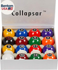 Deluxe 2-1 4  Billiard Pool Balls Marble-swirl Style Billiards Ball Complete 16 