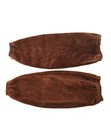 Qwork Leather Welding Sleeves  Safety Heat Resistant Arm One Size  Brown 