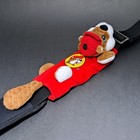 Buc-ee s Seatbelt Cover Pad Plush Beaver Child Red Car Safety Comfort Shoulder