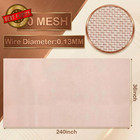 36 Inch X 20 Ft Copper Mesh Screen 99 9  Pure Copper 40 Mesh Roll Wire Fabric Fo