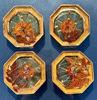 Design Gifts Barware Lucite Coasters 4 Pcs Mid Century Mcm Vtg 1970s Read