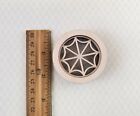 Dollhouse Miniature Window Round Circular Wood W  Acrylic 1 12 Scale Spider Web