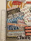 Lot Of 30  Inspirational Magazine And Paper Cutouts Scrapbooking - Diy - Crafts