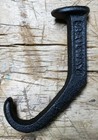 Cast Iron Antique Style Railroad Spike Coat Hooks Hat Hook Rack Towel Garden Rr