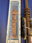 New Vtg Kirsch Oak Brentwood  1    Dia Traverse 30-50  Drapery Rod  rings 55533-86