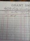 Mining Assay Receipt Grant Smelting Co Leadville  Colorado  1882 Gov  Of Colo 