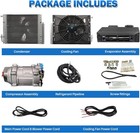 12v Universal Cool heat Car Air Conditioner Underdash Electric Dc Auto A c Kit