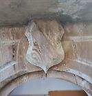 Fireplace Mantel Surround  Antique Early 1800   s  Solid Wood  Arched Opening
