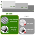 Garden Mosquito Netting 10 X 39 Ft     1mm Fine Mesh Pest Barrier For Plants  Frui