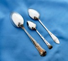 Lot 3 Danish  Hallmarked  826 Silver Spoons  5 1 2 - 8 1 4 In 116 7 Grams