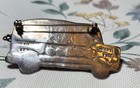 Sterling Silver School Theme School Bus Brooch pin  925 2    By 1   