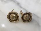 Vintage Signed Replica Clip On Earrings Made In Italy