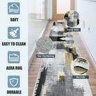Modern Area Rug Carpet Runner soft Hallway Runner Rug backed Tpr Non-slip Ent   