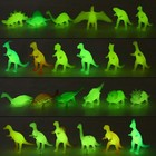 Glow In The Dark Dinosaur Toys 96 Piece Mini Dino Figures Set Party Favors